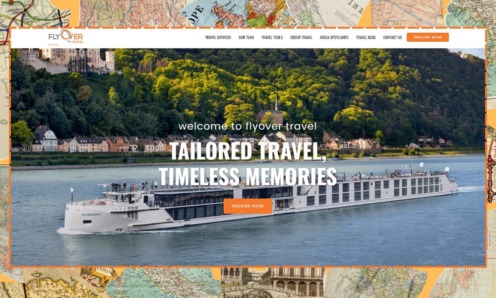 FlyOver Travel Launches New Website (www.flyovertravel.com) – Leveraging technology to offer more features and tools for travel planning