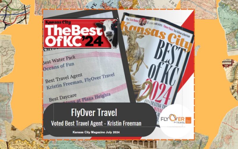 Best Travel Agency in Kansas City – FlyOver Travel by Beach Happy Wins Award by Kansas City Magazine