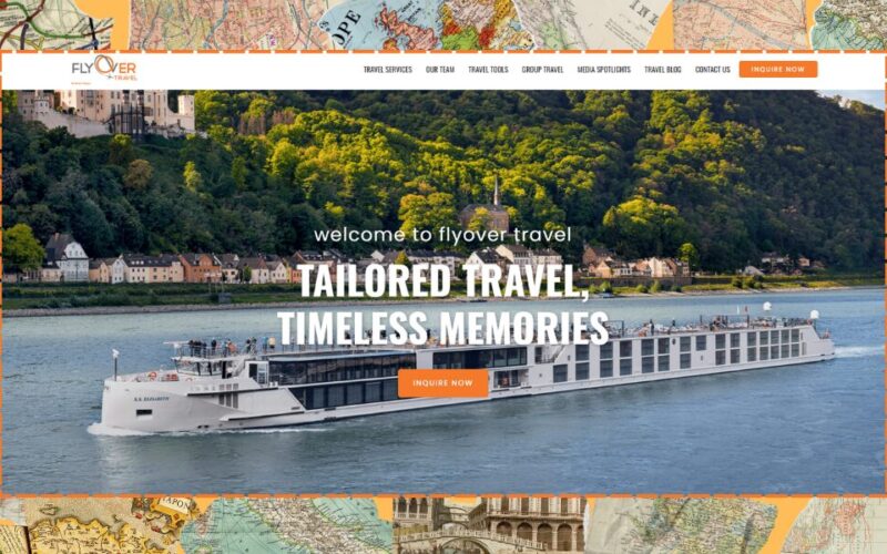FlyOver Travel Launches New Website (www.flyovertravel.com) – Leveraging technology to offer more features and tools for travel planning